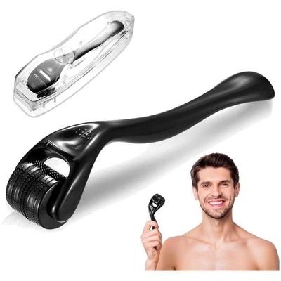 BIEMIAN Bartroller 0.5mm, Bartroller Bartwuchs, für Dermaroller 0.75mm, Microneedling...