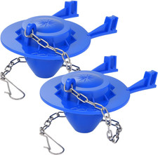 2-Pack 2" Toilet Flapper Replacement Kit - Universal Toilet Tank Flapper with St