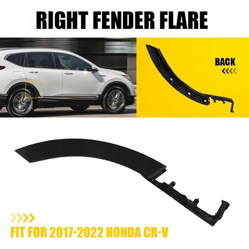 Rear Right Door Flare Molding Trim For 2017-2022 Honda CR-V – Passenger Side, Black, 75390-TLA-A01
