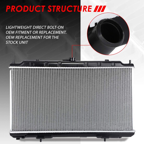 Radiatore Compatibile con 00-06 Sentra 1.8L AT, DPI 2346 Factory Style 1-Row Cool - Foto 3 di 6