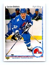 #363 1990-91 Upper Deck ] Lucien Deblois Nordiques