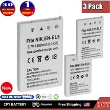 3-Pack EN-EL5 Battery for Nikon Coolpix P3 P4 P80 P90 P100 P500 P510 P520 P530