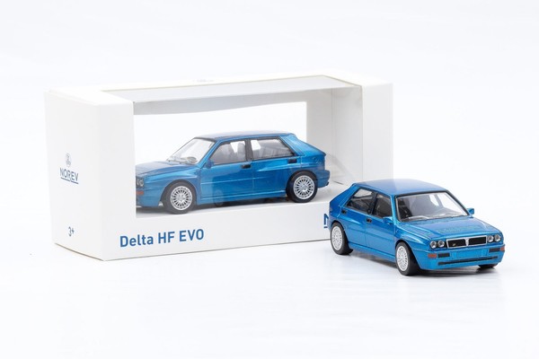 1:43 Norev Jet Car Lancia Delta Hf Evo Ii 1993 Lagos Blau Metallic 780093-image