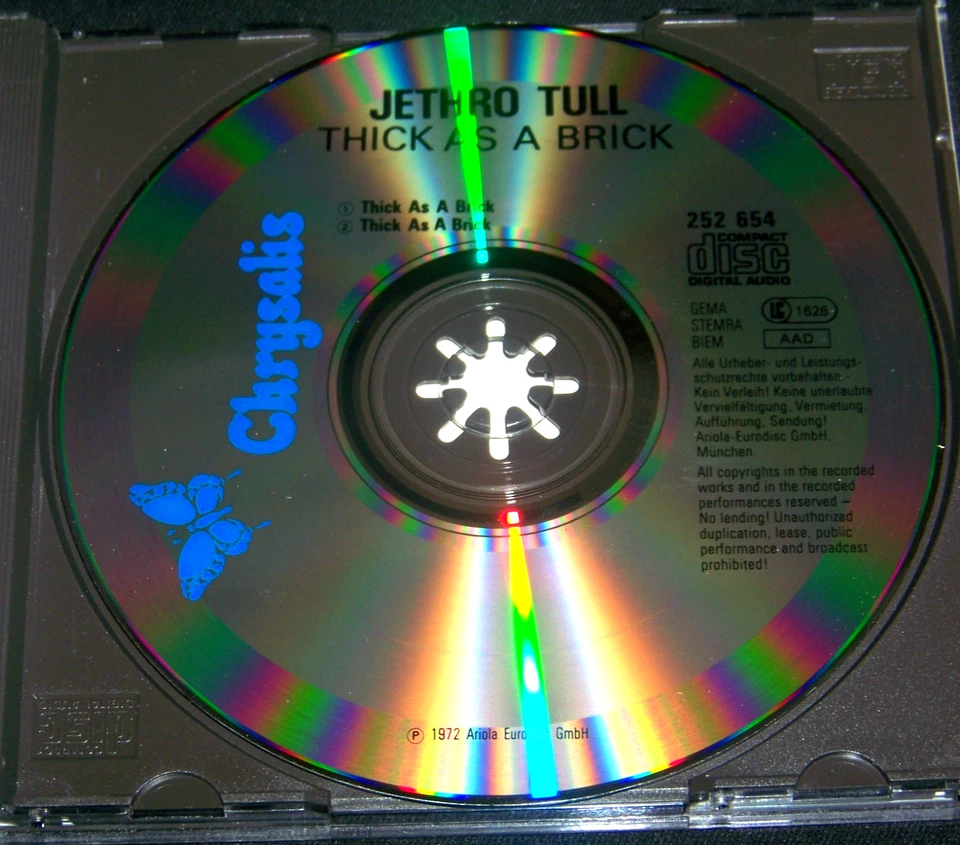 Jethro Tull – Thick As A Brick  CD - Bild 2 von 3