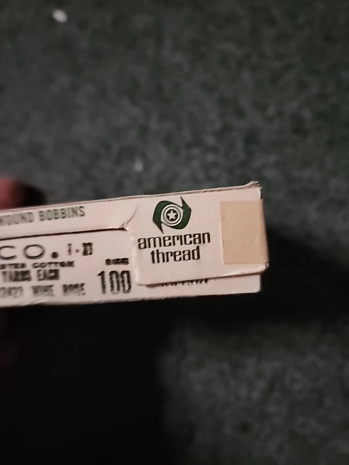 Vintage Bobbins 72 White Rose 12423 Filco Coats America 73 Yard Ea. - Image 4 of 4