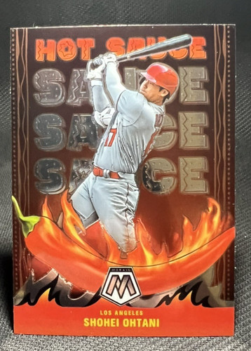 2022 Panini Mosaic - Hot Sauce - Shohei Ohtani Los Angeles Dodgers Angels #HS-6
