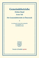 Carl Johannes Fuchs | Die Gemeindebetriebe In ÖSterreich. | Taschenbuch (2014)