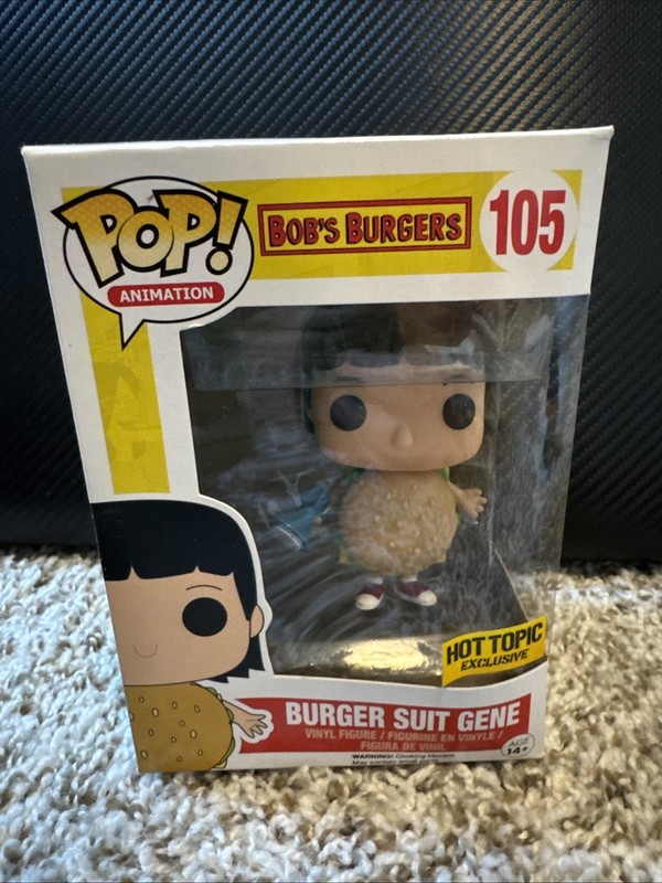 Funko Pop! Vinyl: Bob's Burgers - Gene Belcher (Burger Suit) Box Damaged