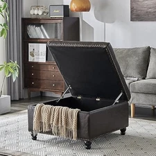 Square Storage Ottoman Bench Ottoman Coffee Table Bench Oversized Coff