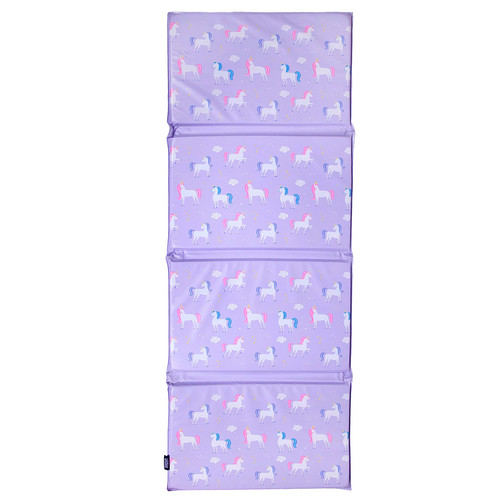 Kids Vinyl Nap Mat – Foldable, Durable Rest Mat for Daycare & Preschool - Uni...
