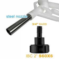 IBC Tank -Gravitational Refueling Kit GUN_AD-BLUE Diesel Fuel Oil + S60X6 Outlet