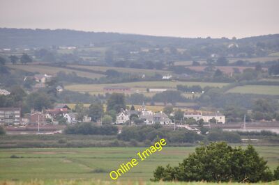 Foto 12x8 Teignbridge: Topsham-Landschaft von Exminster Hill mit Blick über c2013