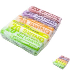 100er PACK SCHWINGM&Uuml;LLEIMER EINLAGEN DUFTENDE BINDEGRIFFE STRAPAZIERF&Auml;HIG M&Uuml;LL HAUSHALT