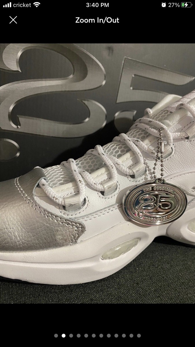 Size 11 - Reebok Question Mid 25th Anniversary for sale