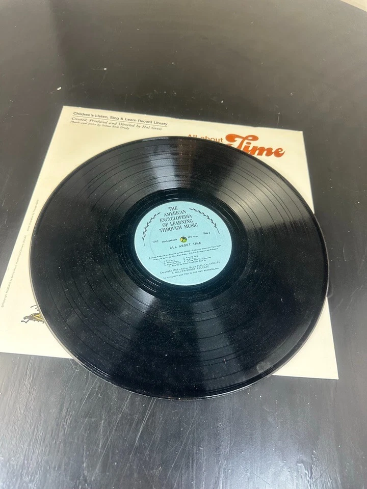 VTG Vinyl Children's Listen Sing Learn Nursery Pop Counting Time Retro Education - Image 4 of 4