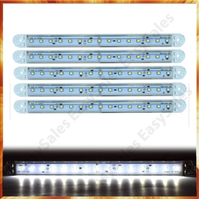 5xWeiß 15 SMD LED Positionleuchte Begrenzungsleuchte LKW PKW Anhänger 12V 24V