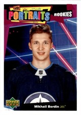 2020-21 Upper Deck UD Portraits Mikhail Berdin Winnipeg Jets #P-87