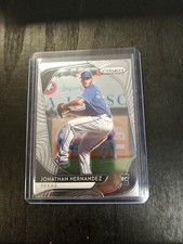 2020 Prizm Baseball Base Jonathan Hernandez RC #96 Texas Rangers