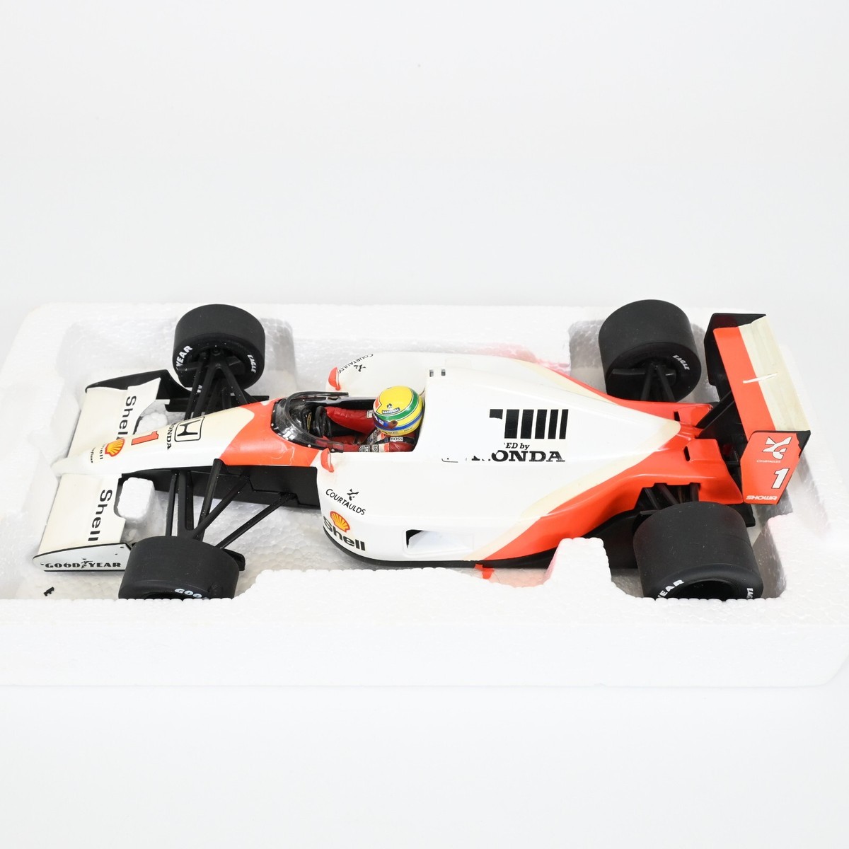 MINICHAMPS ミニチャンプスMcLaren Honda MP4/6 Mclaren F1 MP4/6 #1 Ayrton Senna 1991 World Champion 1:18