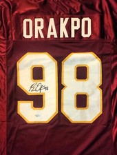 Brian Orakpo Washington Redskins Signed Jersey w/Orakpo COA