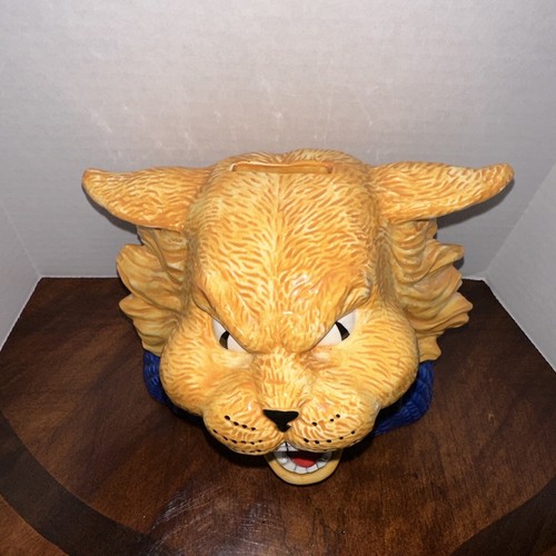 VTG Kentucky Wildcats Porcelain Coin Bank By Slavic Treasures Wildcat Head 2006 - Picture 2 of 6