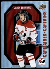 2021-22 Upper Deck Tim Hortons Team Canada Canada's Captains Jaden Schwartz
