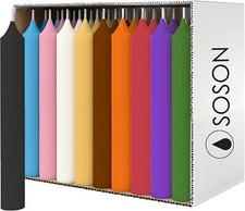 5 inch Ritual Taper Candles Bulk Mini Taper Candles - 24 Assorted Chime Spell...