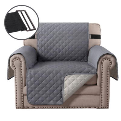1/2/3 Seater Quilted Sofa Couch Cover Pad Protector Slipcover Waterproof Pet Mat