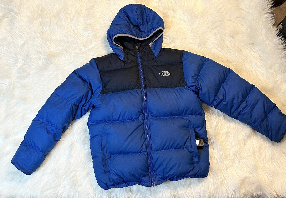 THE NORTH FACE リバーシブルダウン 550 2T THE NORTH FACE BOYS 550 REVERSIBLE BLUE DOWN PUFFER JACKET COAT