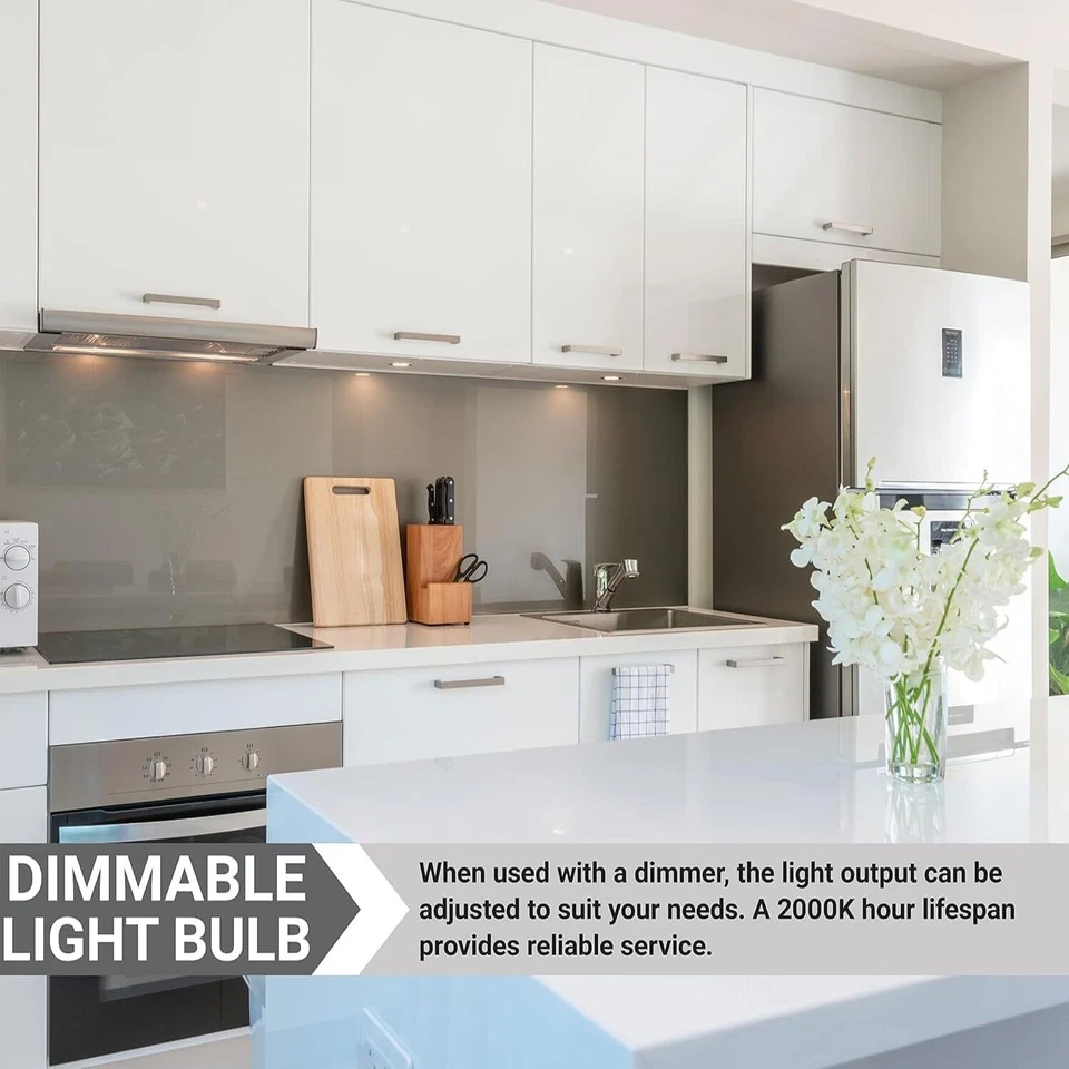 12Pack Q20 Single Ended T3.5, GY8 Bi-Pin Clear Glass UV Protected, 3200K, 20W - Image 4 of 4