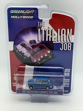 Greenlight Hollywood Italian Job 1967 Austin Mini Cooper S, Blue, 1:64, NIB