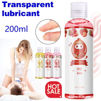 Edible Fruit Flavor Lubricant Gel Lube Edible Oral Sex Sexual Massage Oil-Adult