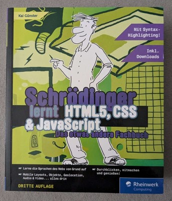 Schrödinger lernt HTML5 CSS JavaScript Rheinwerk Verlag Programmieren lernen TOP