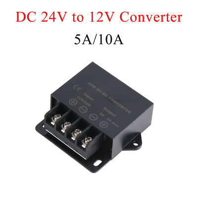 DC 24V to12V 5A/10A Power Converter IP68 Protection Car Step Down Voltage Module