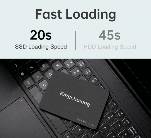 Kingchuxing 64GB Interne Festplatte SSD 2.5" SATA III 6 GB/s 500MB/S PC Laptop - Picture 9 of 13