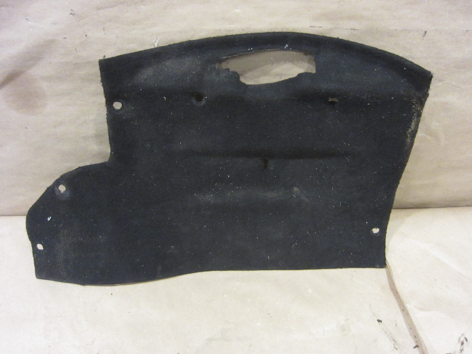 Ferrari 430 - LH Side Front Trunk Carpet Panel Front Section - P/N 68511400