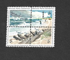 US STAMPS 1448-51 BLOCK MINT NH OG 2¢ Cape Hatteras National Seashore  FREE SHIP