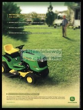 2003 JOHN DEERE Series 100 Riding Lawn Mower Original PRINT AD