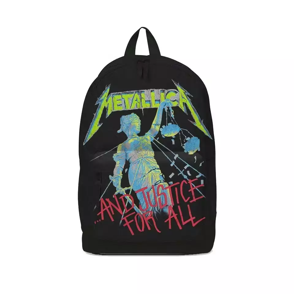 METALLICA And Justice For All ROCKSAX Black Backpack Bag