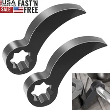 1/2x Pry Bar Wrench Adapter Head Crowbar Adapter 3/8" Ratchet Car Repairing Tool