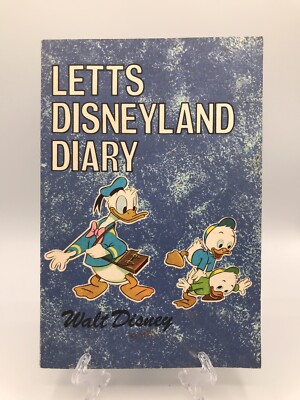 Vintage Disney Journal Diary By Letts Of England 1960 s Never Used Mickey Donald