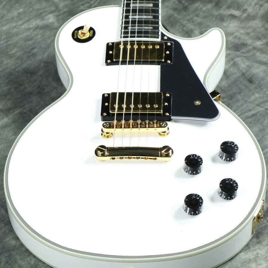ギター Epiphone Les Paul Custom White Epiphone Limited-Edition Les Paul Studio Deluxe Electric