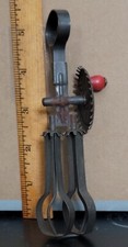VINTAGE BETTY TAPLIN METAL AND WOOD TOY EGG BEATER