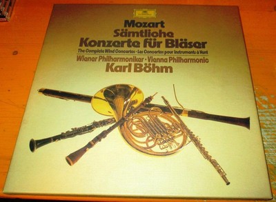 Langspielplatten Box - Wolfgang Amadeus Mozart - Sämtliche Konzerte für Bläser
