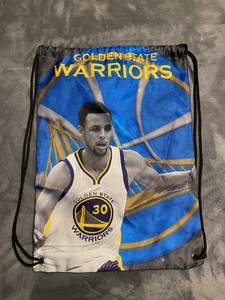 golden state warriors drawstring bag