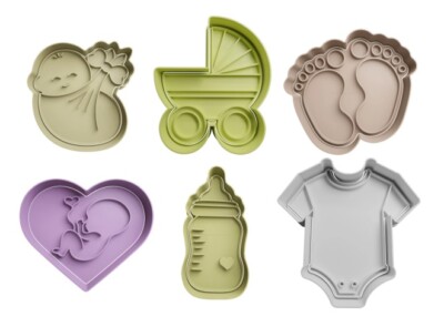 Baby Shower Ausstechformen + Einsatz - ca. 8cm