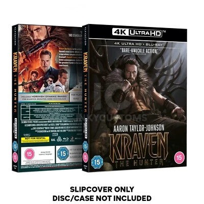 Kraven The Hunter 4k Ultra Slip Cover Only Custom Handmade Sleeve