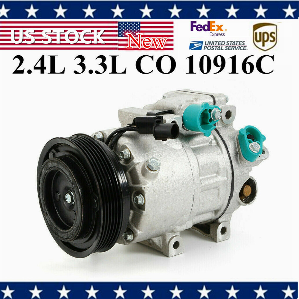A-Premium AC Compressor Clutch Kit - Fits 2008-2010 Hyundai Sonata 3.3L V6, VS16N Style, 12V