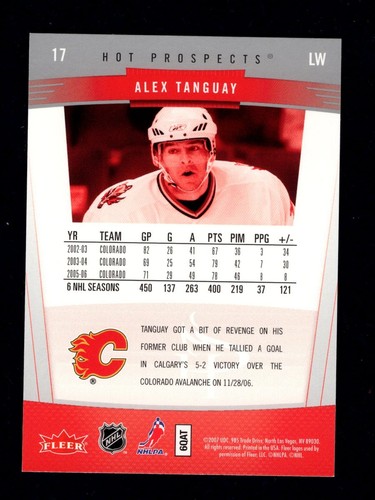 2006-07 Fleer Hot Prospects Base Hockey Cards You Pick #1 - 100 - Picture 35 of 189