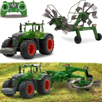 JAMARA FENDT Traktor SET Ferngesteuert Modell RC + Anhänger Schwader Spielzeug Kind